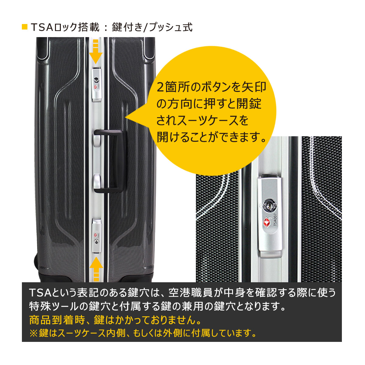 Siffler シフレ スーツケース 57L 59cm 4.6kg スカイラボ