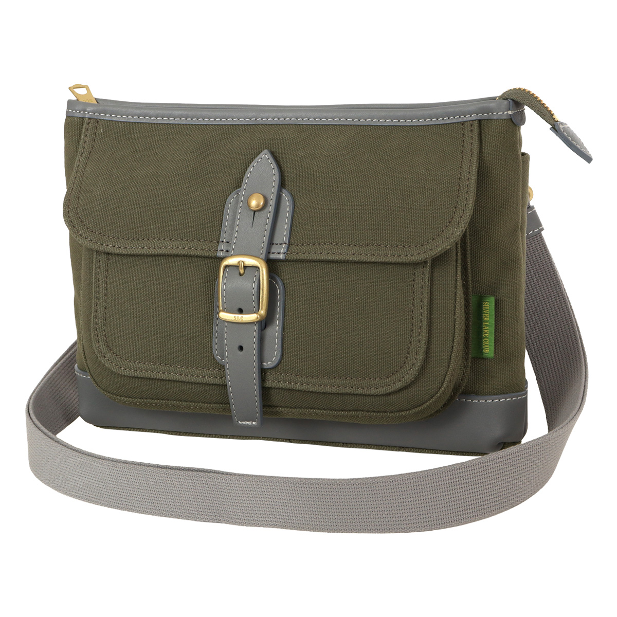 SILVER LAKE CLUB ショルダーバッグ キャンバス 帆布 レザー SILVER LAKE シルバーレイククラブ ショルダーバッグ ミニショルダー