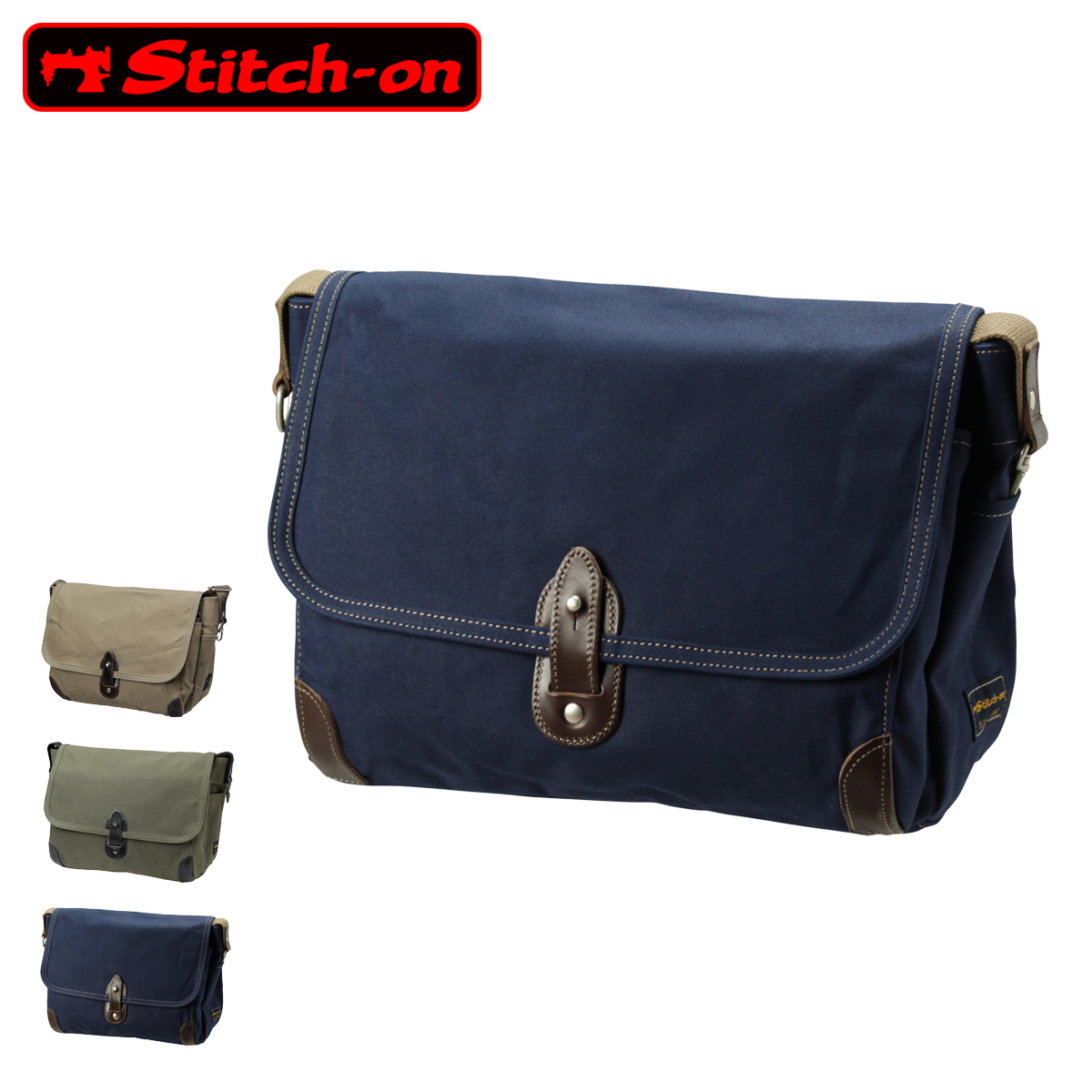 Stitch-on（ステッチオン） ショルダーバッグ 帆布シリーズ 52204 日本