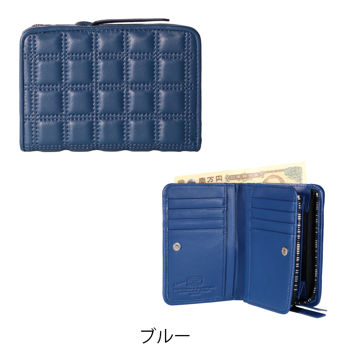 SOLATINA（ソラチナ） 二つ折り財布 折り財布 二つ折り L字ファスナー