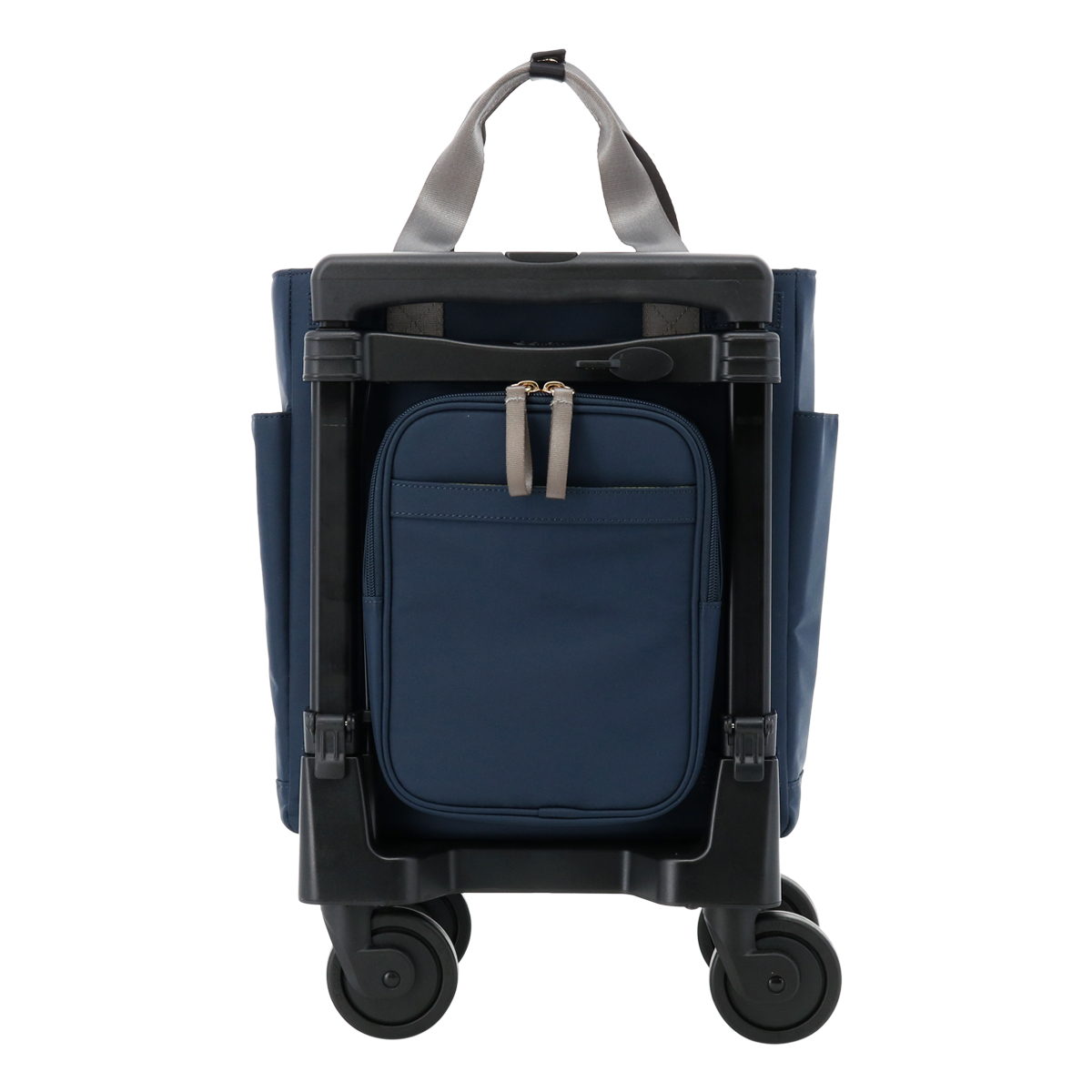 【良品】SWANY (スワニー) 機内持込 ビジネスキャリーバッグ ネイビー SWANY（スワニー） ショッピングカート ショッピングキャリー 静音