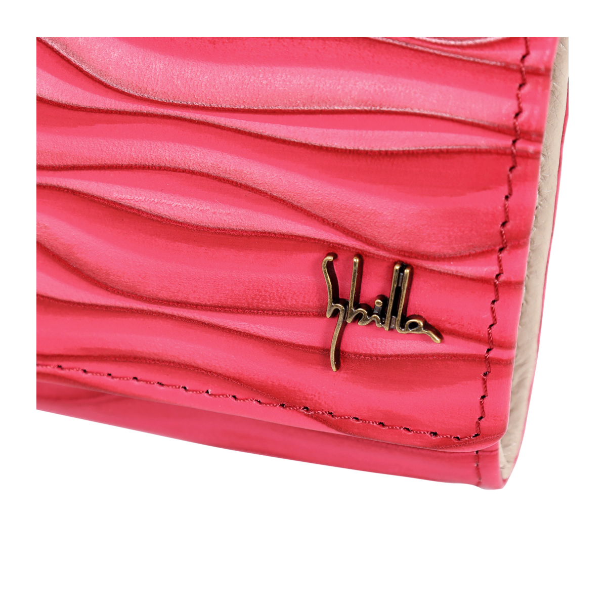 シビラ 二つ折り財布 本革 オーラ レディース 5470201 sybilla ミニ