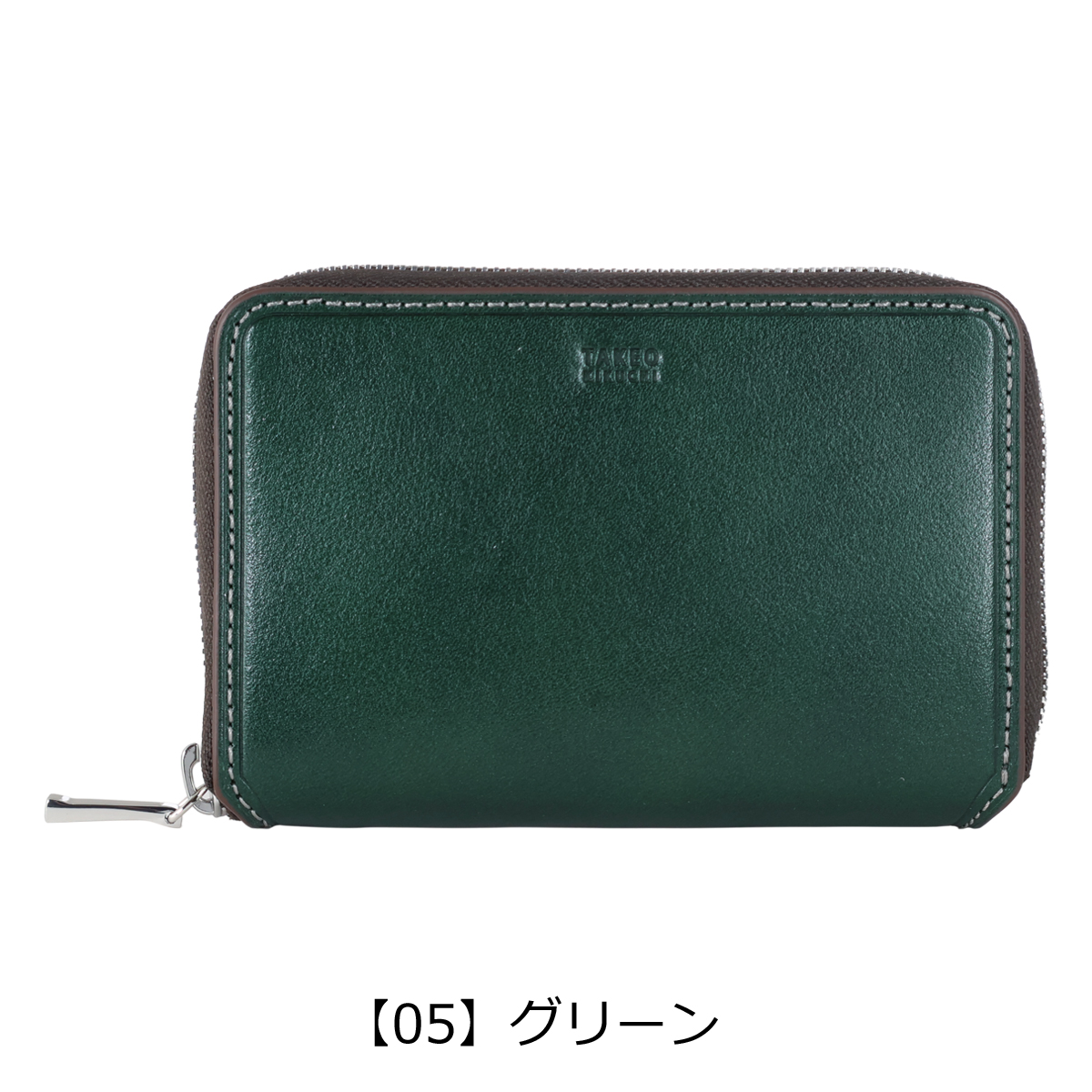 TAKEO KIKUCHI（タケオキクチ） 財布 二つ折り 本革 ミドルウォレット