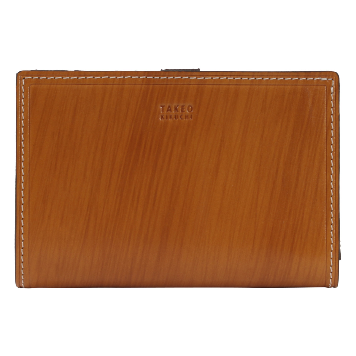 TAKEO KIKUCHI（タケオキクチ） 財布 二つ折り ミドル財布 本革 セミ長