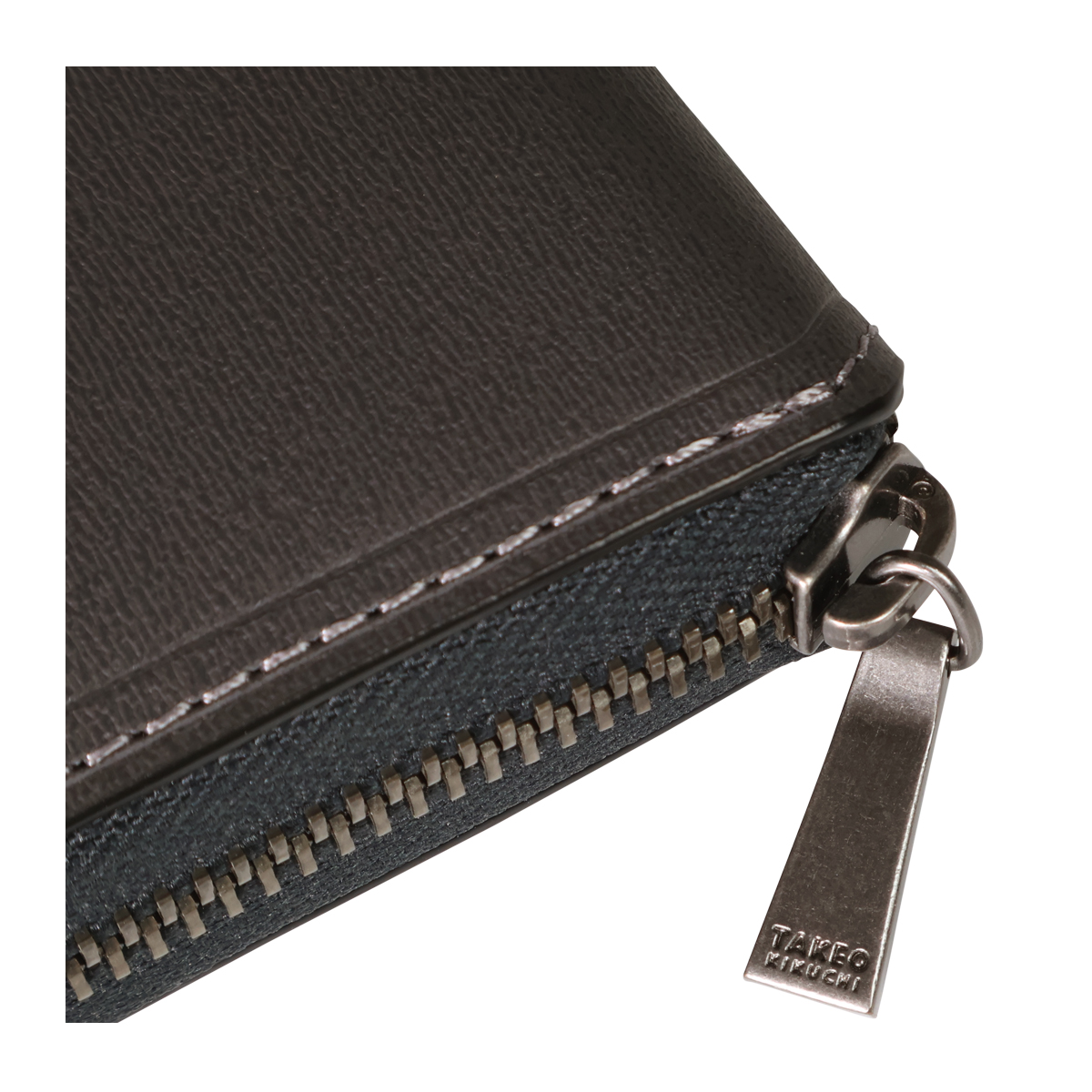 新品 TAKEO KIKUCHI イタリアンレザー ラウンドファスナー長財布　Ⓗ TAKEO KIKUCHI（タケオキクチ） 長財布 ラウンドファスナー 本革