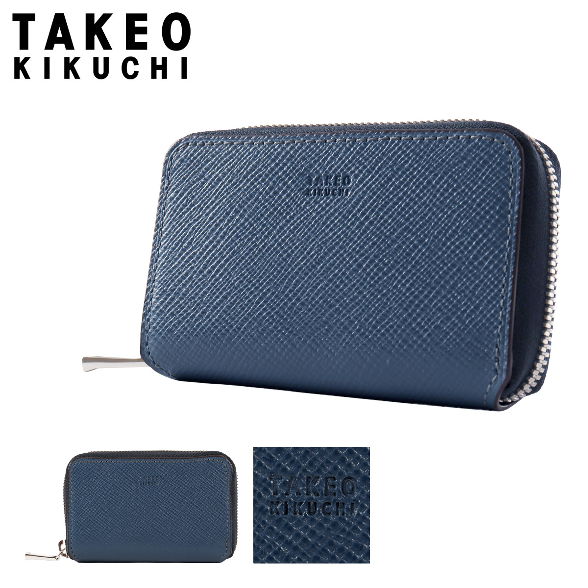 TAKEO KIKUCHI（タケオキクチ） キーケース 5連 本革 限定カラー