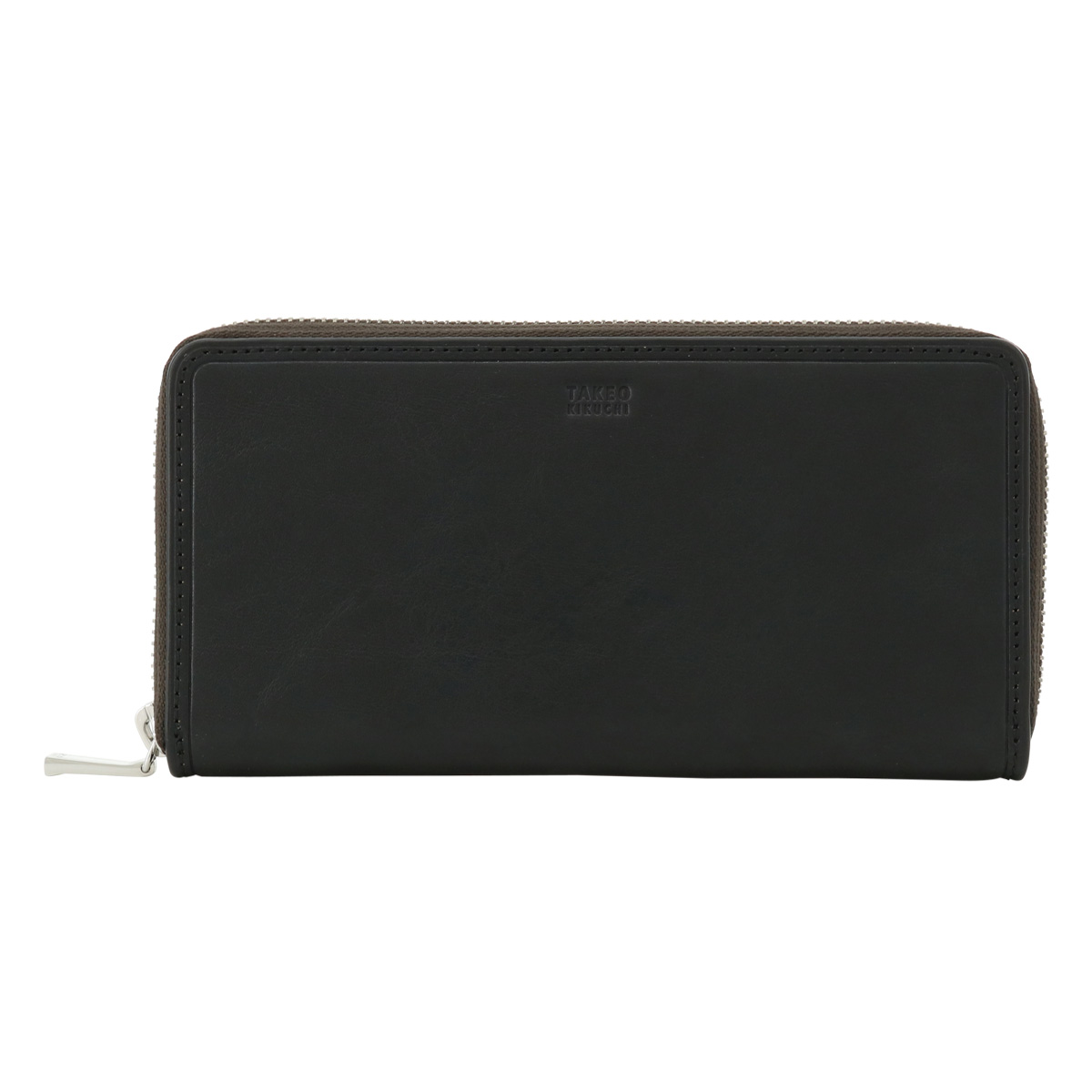TAKEO KIKUCHI（タケオキクチ） 長財布 ラウンドファスナー 本革