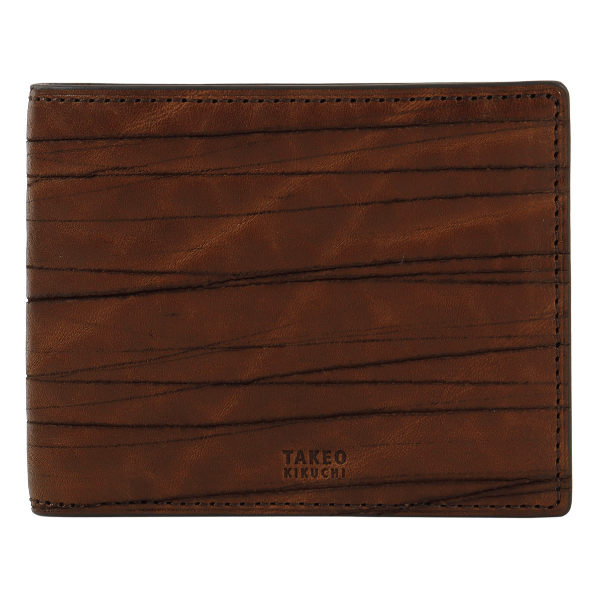 TAKEO KIKUCHI（タケオキクチ） 二つ折り財布 本革 レザー ハーベイ