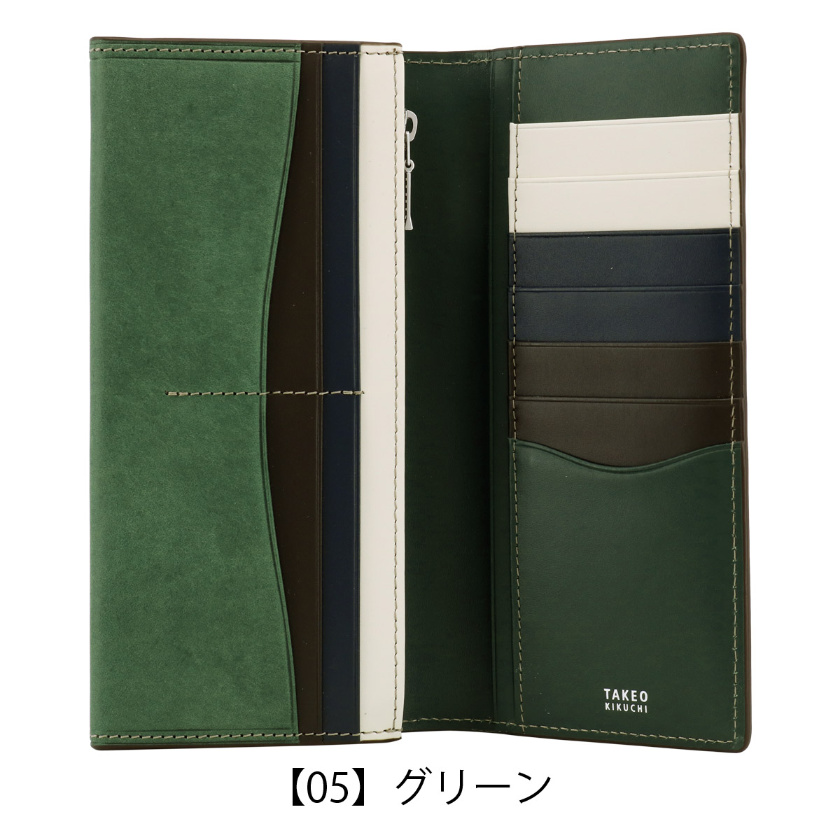 ＊新品＊TAKEO KIKUCHI イタリアンレザー長財布 TAKEO KIKUCHI（タケオキクチ） 長財布 TAKEO KIKUCHI 30%OFF メンズ