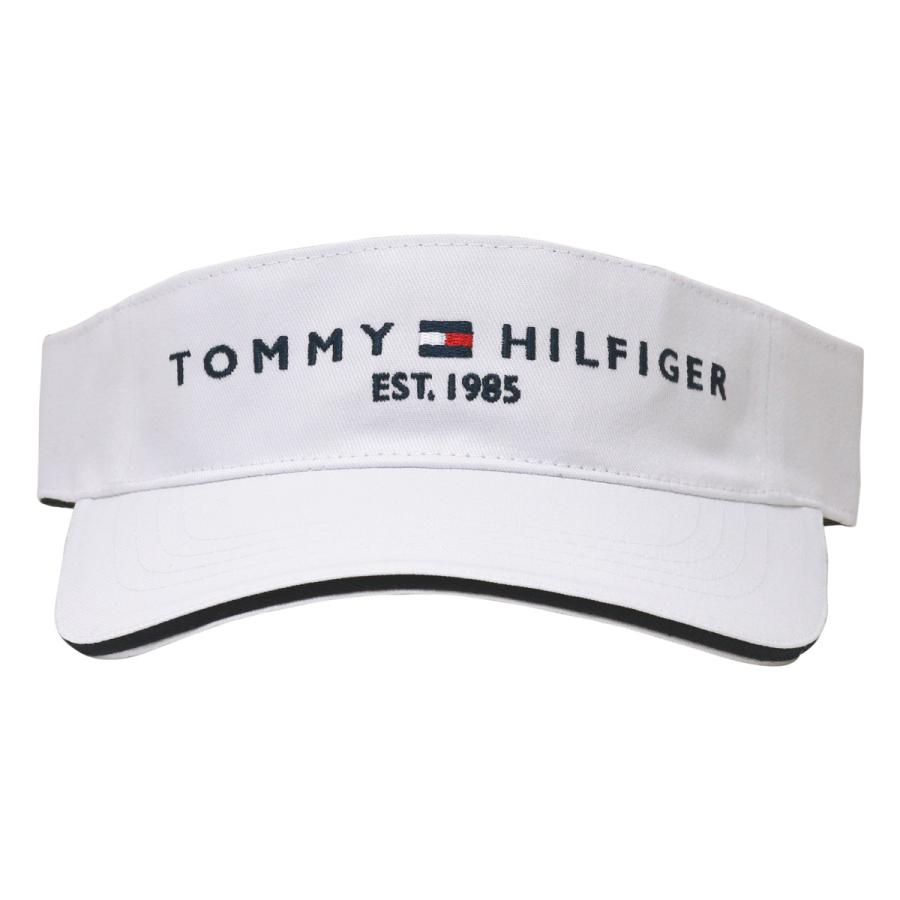 トミー ヒルフィガー ゴルフ サンバイザー 帽子 メンズ レディース THMB3F52 TOMMY HILFIGER GOLF サイズ調整可能 日除け 暑さ対策｜sacsbar｜02