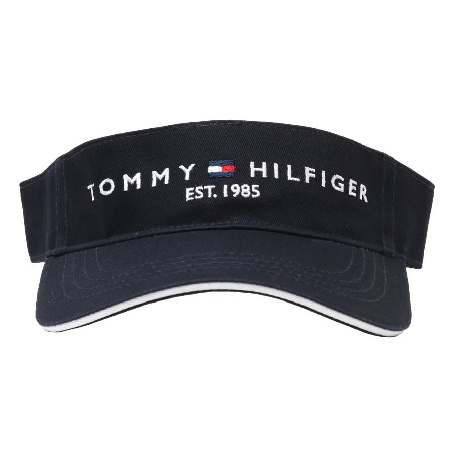 トミー ヒルフィガー ゴルフ サンバイザー 帽子 メンズ レディース THMB3F52 TOMMY HILFIGER GOLF サイズ調整可能 日除け 暑さ対策｜sacsbar｜04