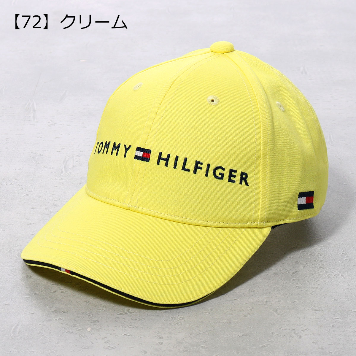 トミーヒルフィガー ゴルフ キャップ 帽子 THロゴ THMB90EF Tommy Hilfiger 定番 コットン サイズ調節可能 ゴルフ