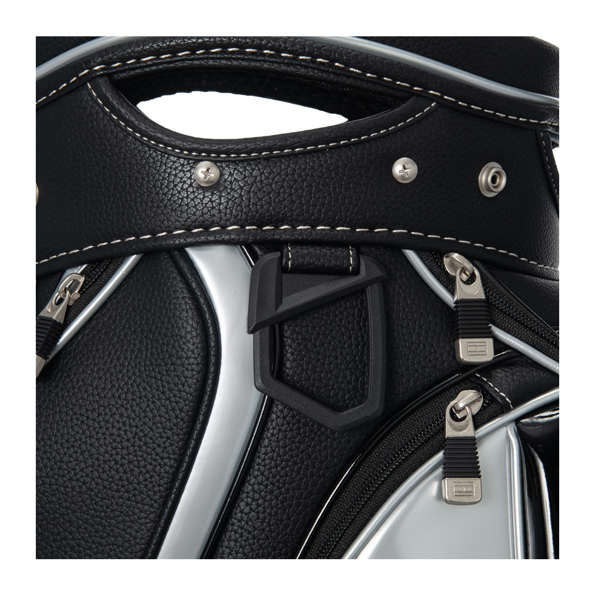 希少ロゴ　トミーヒルフィガー　キャディバッグ　2点式　ショルダー　9型　エナメル TOMMY HILFIGER GOLF（トミー ヒルフィガー ゴルフ） トミー