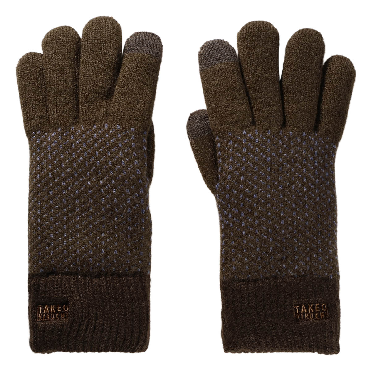 TAKEO KIKUCHI（タケオキクチ） 手袋 ニット スマートフォン対応