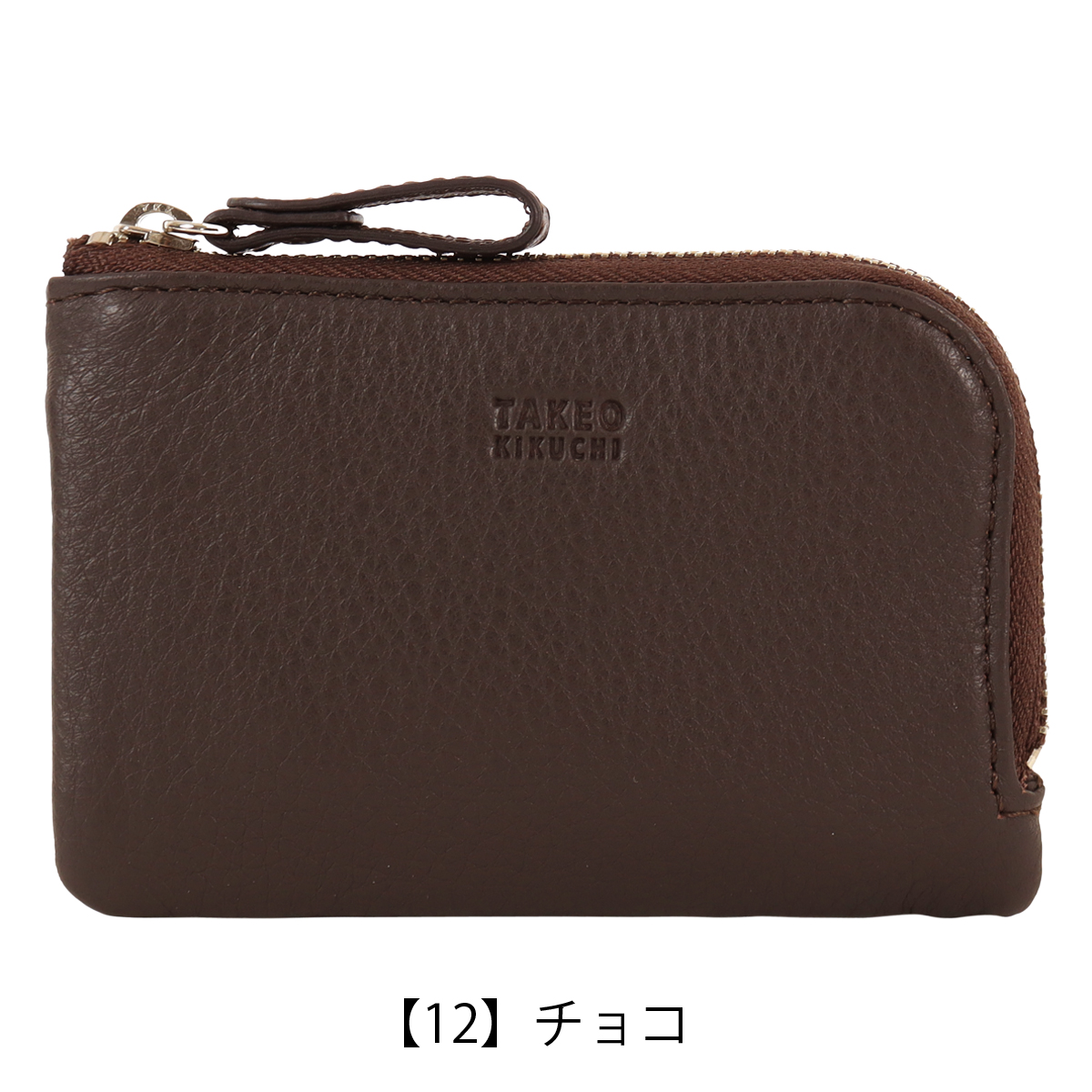 TAKEO KIKUCHI（タケオキクチ） 財布 小銭入れ 本革 L字ファスナー TKW