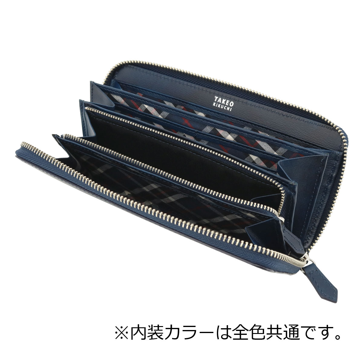 タケオキクチ 長財布 ラウンドファスナー TAKEO KIKUCHI 本革 TAKEO KIKUCHI（タケオキクチ） 長財布 ラウンドファスナー 本革