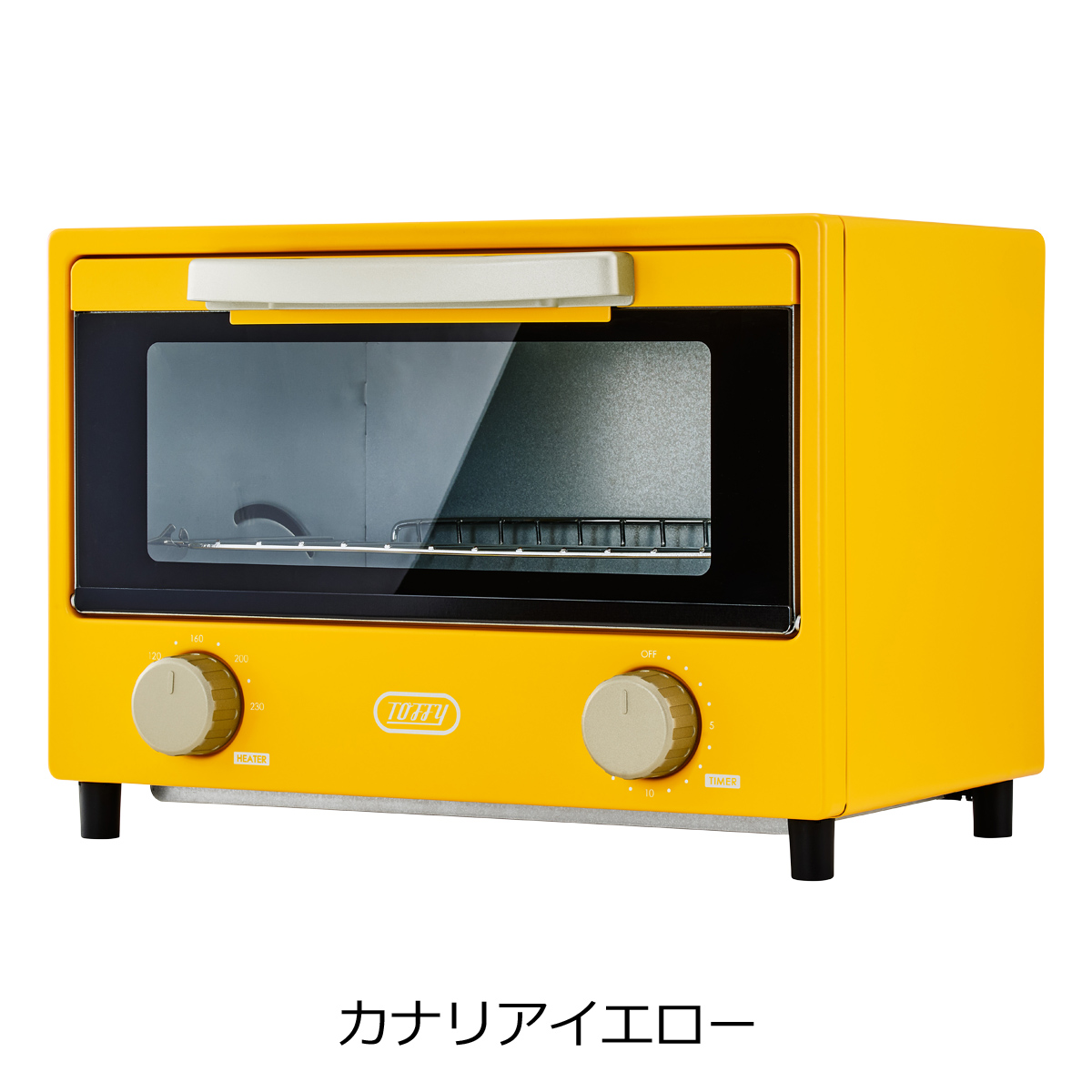 花柄イエロートースター TOFFY HAPPY COLLECTION オーブントースターミニ ｜ Toffy公式