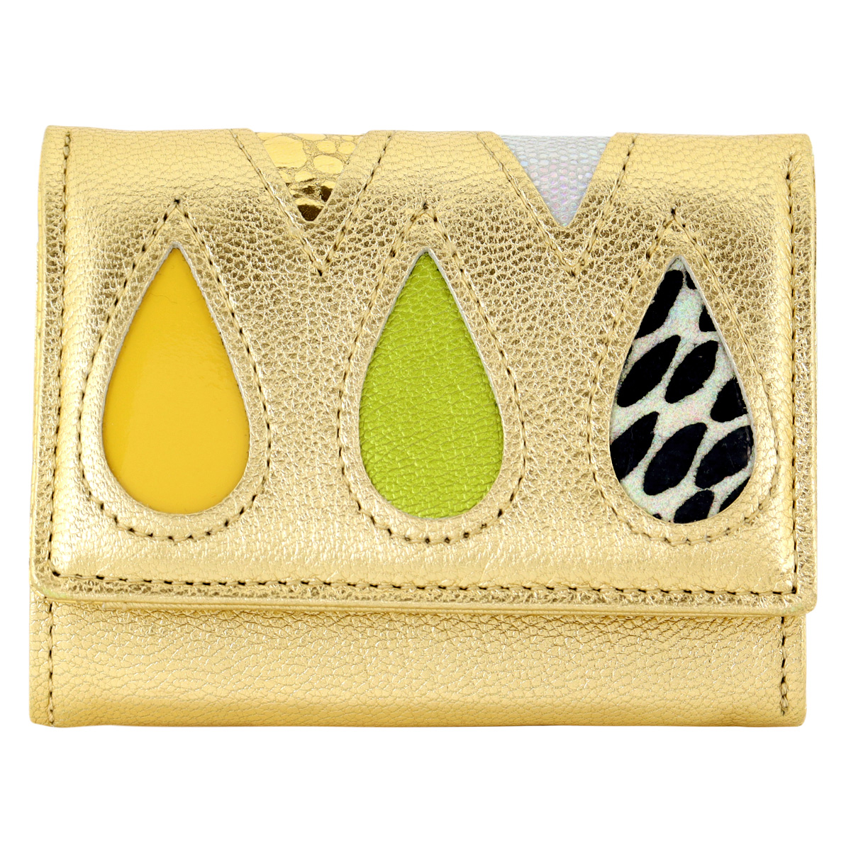 ツモリチサト キャリー 三つ折り財布 本革 tsumori chisato CARRY