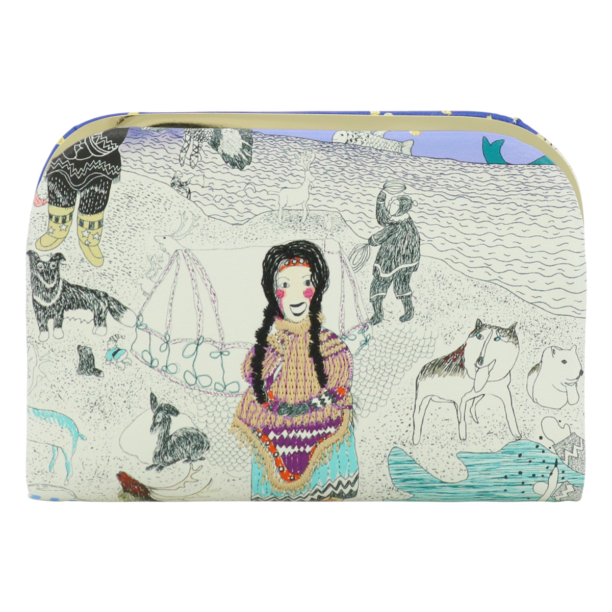 【レビュー投稿で+5％還元】ツモリチサト キャリー 小銭入れ ヴィーガンレザー レディース 日本製 57730 ゆきの日 tsumori chisato CARRY 刺繍 ケース アップルレザー クリスマス_mp クリスマス_wp tsumori-57730_1.jpg