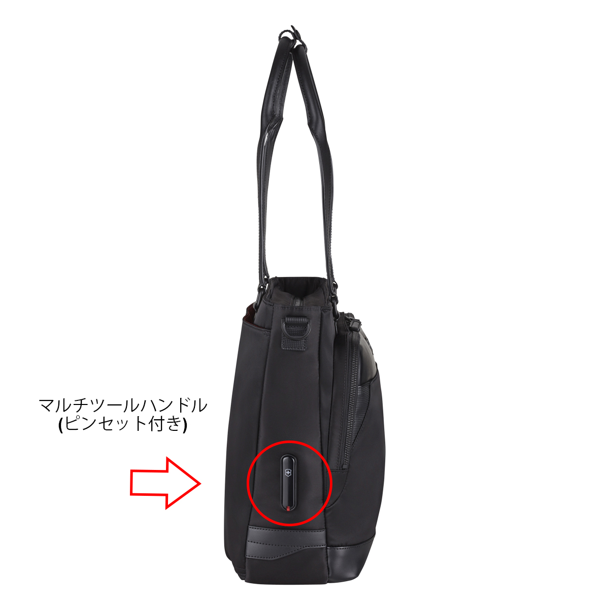 VICTORINOX（ビクトリノックス） トートバッグ 2WAY A4 16L ブラック