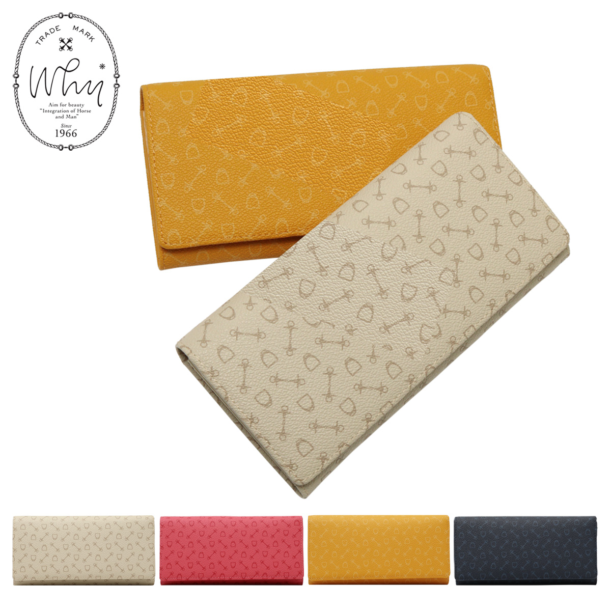 why ホワイ 長財布 かぶせ HSC コインハーネス SLG レディース 810730