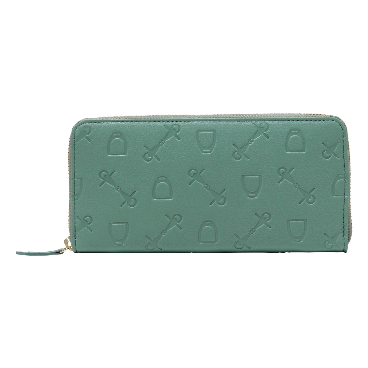 why ホワイ 長財布 ラウンドファスナー 本革 ハーネスシェードエンボス