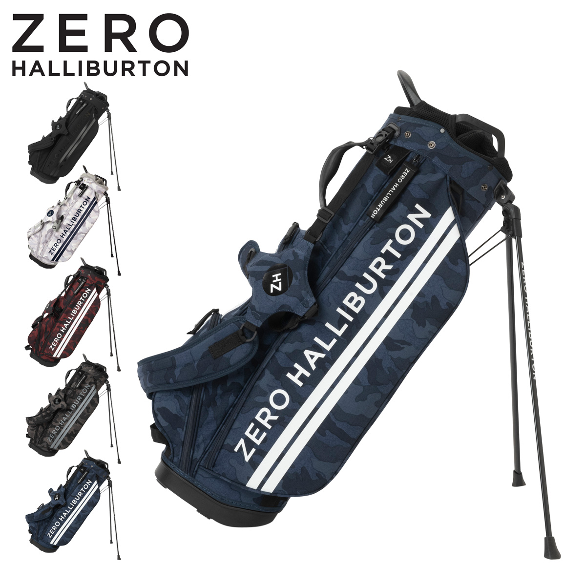 ゼロハリバートン ゴルフ キャディバッグ スタンドバッグ 7分割 9型 47インチ 3.2kg ZHG-CB1 メンズ82052 Zero  Halliburton ゴルフバッグ