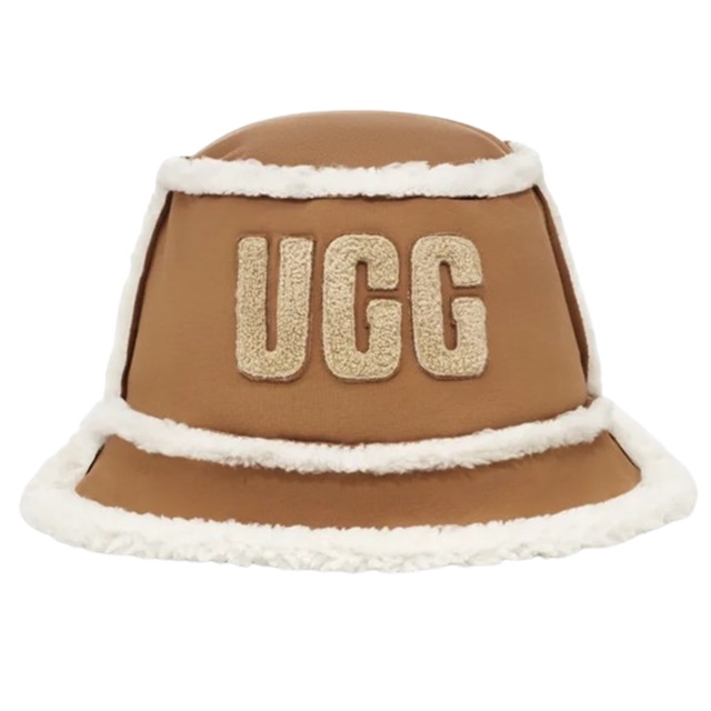 UGG ボア バケットハット もこもこ ハット ボンディット フリースバケットハット ロゴ  帽子  バケハ ロゴ ハット 帽子 レディース ペア プレゼント｜saens｜02