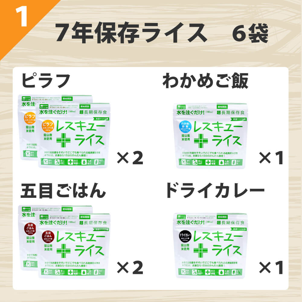 非常食セット (全品 7年保存食)3日分非常食セット(10年保存水付) :10001046:防災グッズ 防災セット 災害備蓄品 ピースアップ - 通販  - Yahoo!ショッピング