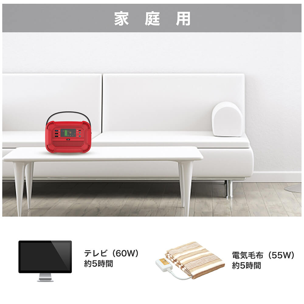 RABLISS ポータブル電源 大容量 90000mAh 333Wh 蓄電器 家庭用