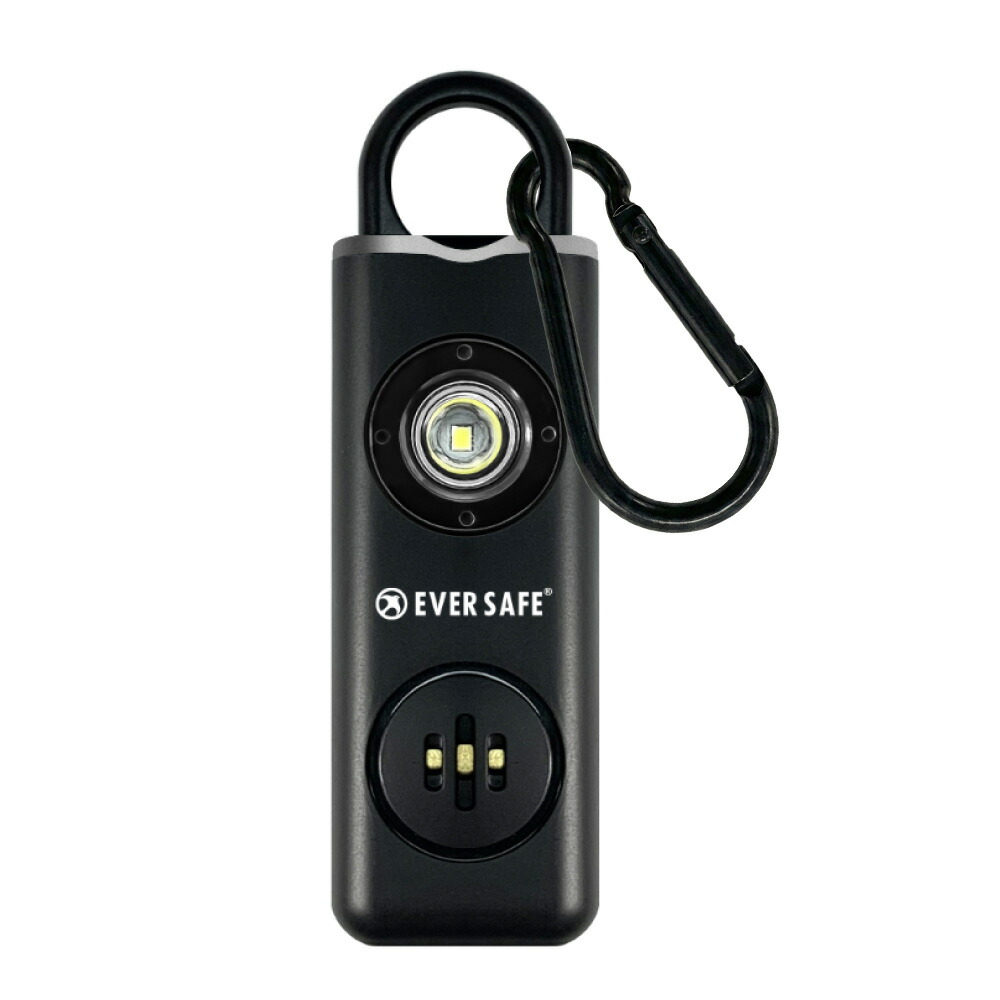 EVERSAFE 防犯グッズ GPS追跡 防犯ブザー スクエア 4色 1個 LEDライト