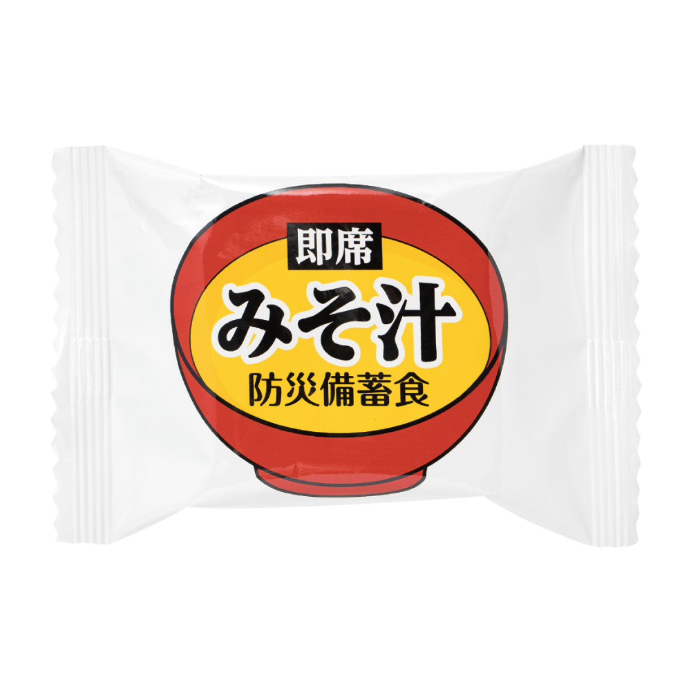 非常食 フリーズドライ みそ汁 5年保存 即席スープ１食  防災食 備蓄食料｜safety-japan