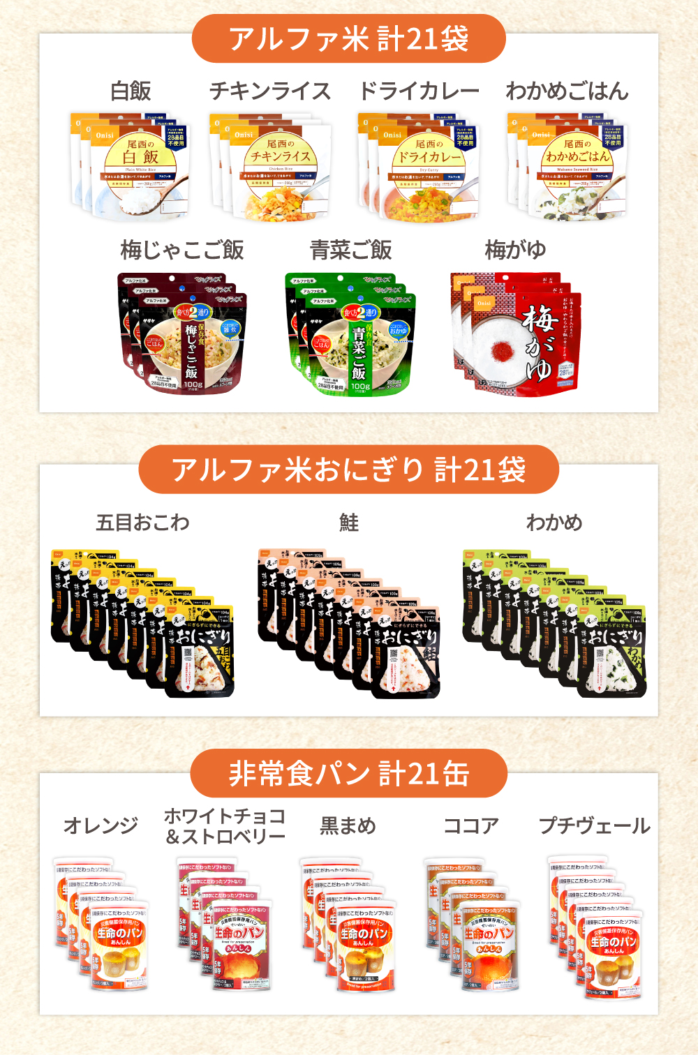 内容品概要-ごはん