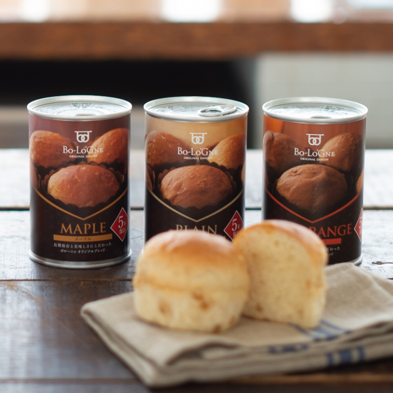 非常食 備蓄deボローニャ 3種類 3缶セット 5年保存食 おすすめ パンの缶詰｜safety-japan｜03