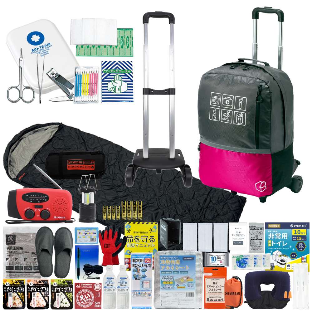 PEACEUP（ピースアップ） 防災セット 1人用 47L ビッグリュック