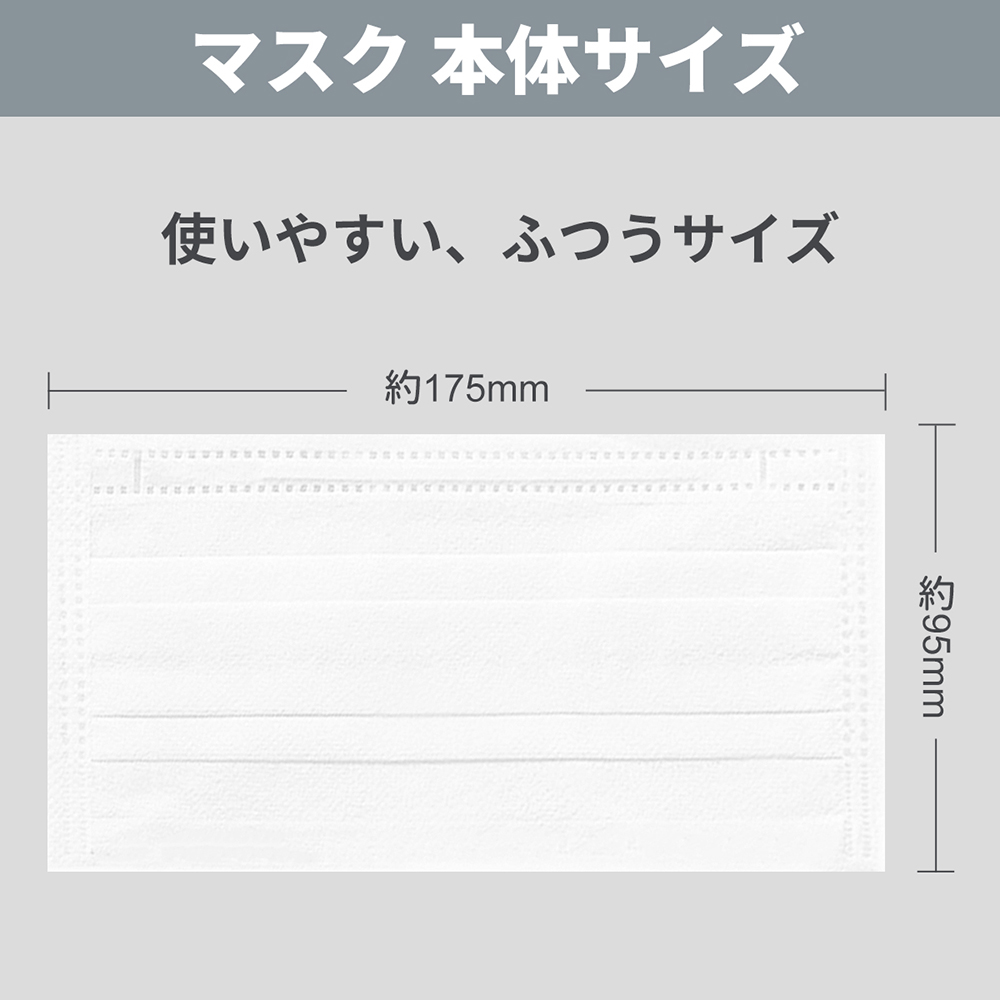 RAMEDICO 大人用 サージカルマスク50枚 個別包装 医療用 KE721 ふつう