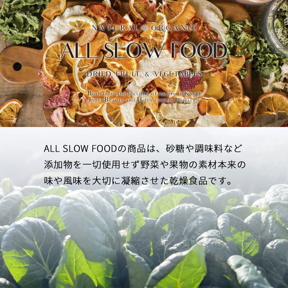 保存食セット 1日分の高知乾燥野菜ミックス 50袋 1ケース ALL SLOW FOOD 5年保存 低温乾燥｜safety-japan｜03