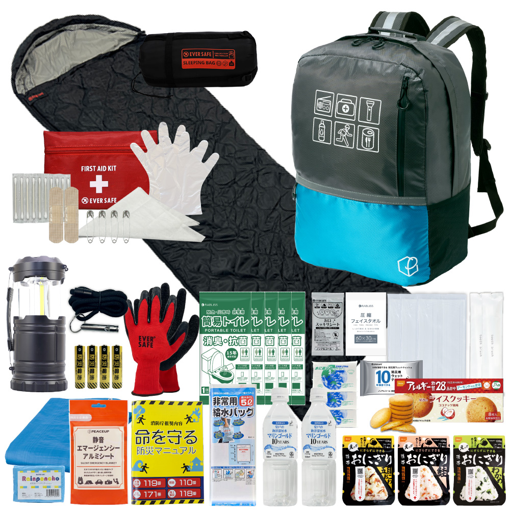 PEACEUP（ピースアップ） 防災セット 防災グッズ 1人用 47L ビッグ