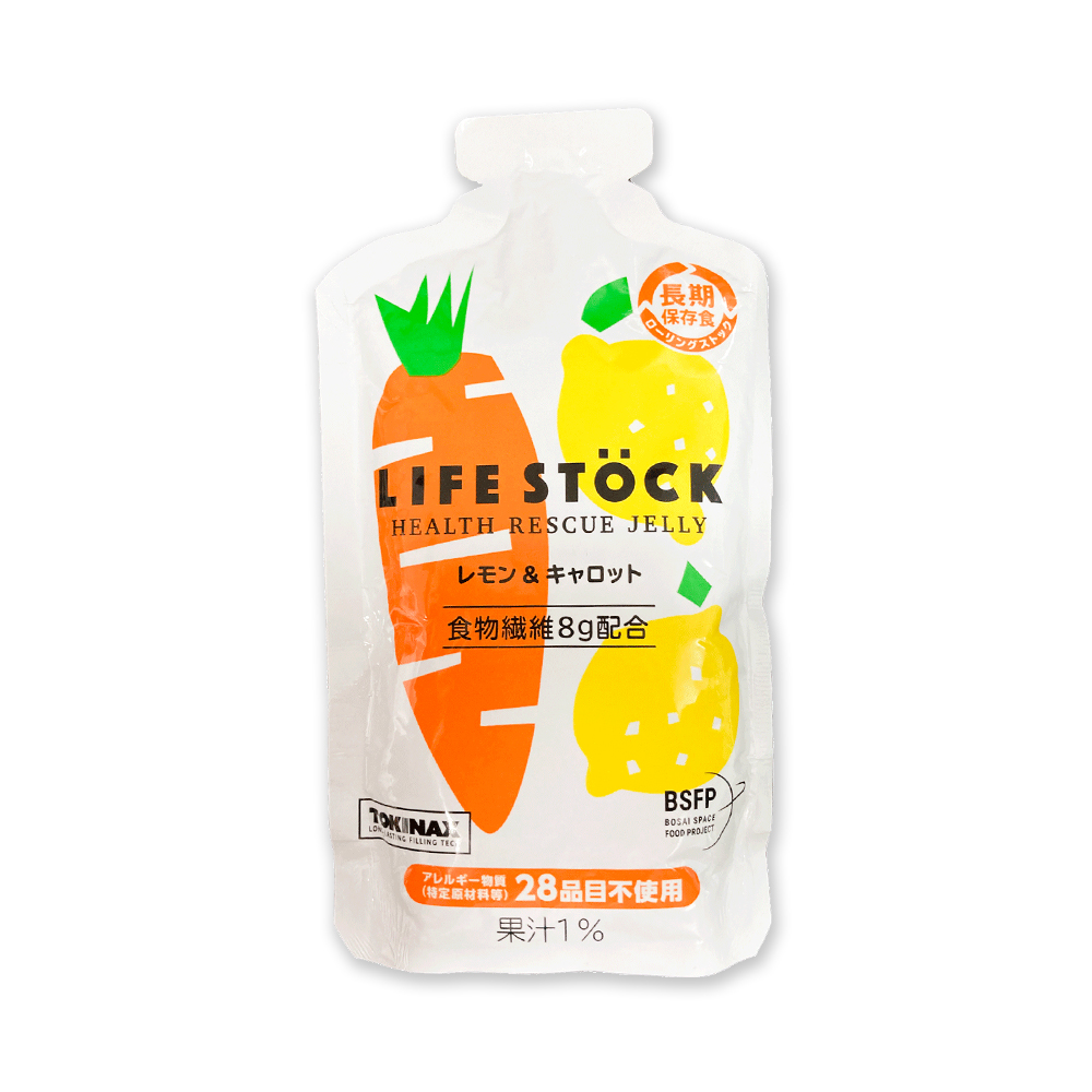 全国総量無料で 新規購入 非常食 5年保存 防災備蓄用ゼリー LIFESTOCK バランスタイプ 30g アップル キャロット kentaro.sakura.ne.jp kentaro.sakura.ne.jp