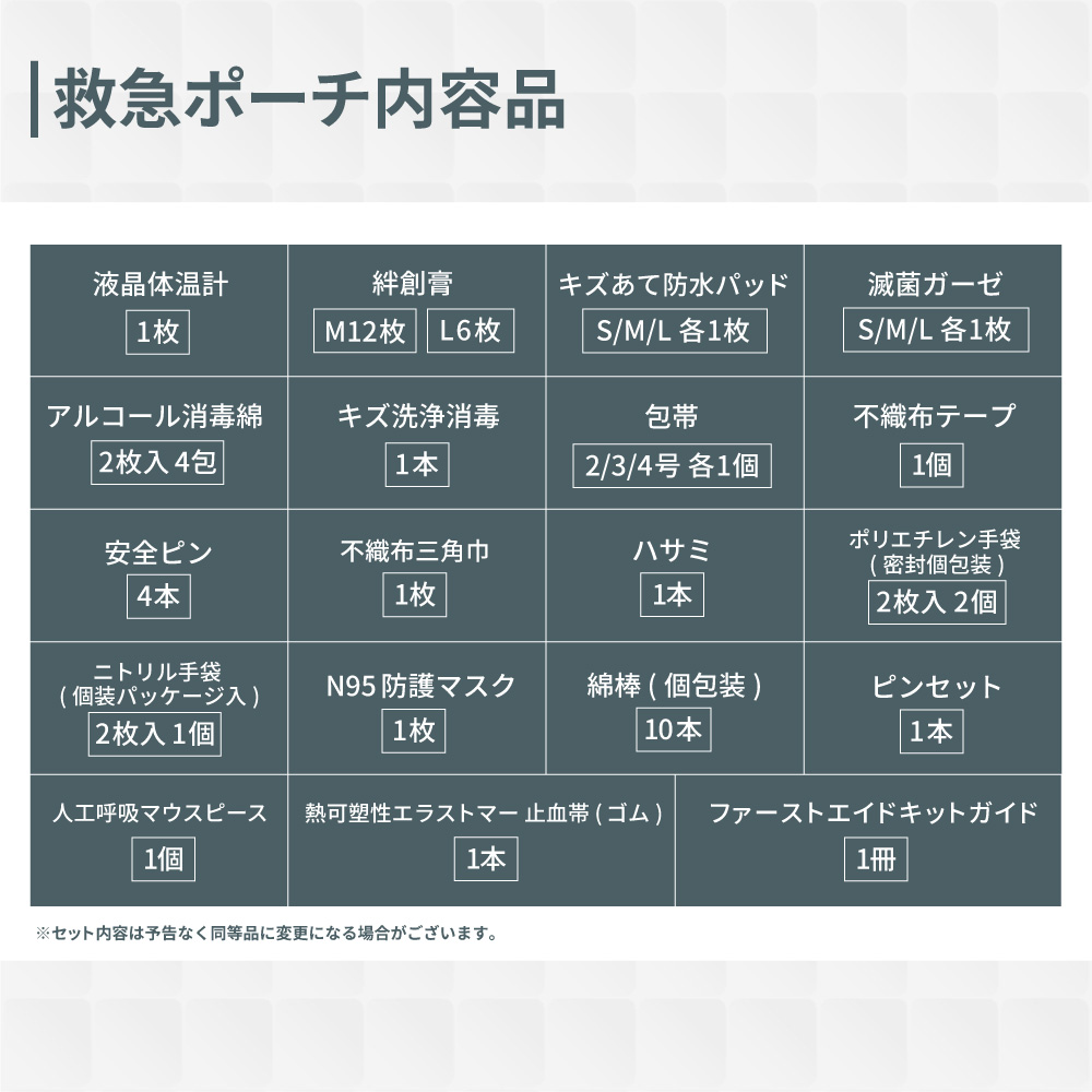 EVERSAFE 防災セット 中身だけ 5人用 防災士監修 ファーストエイド