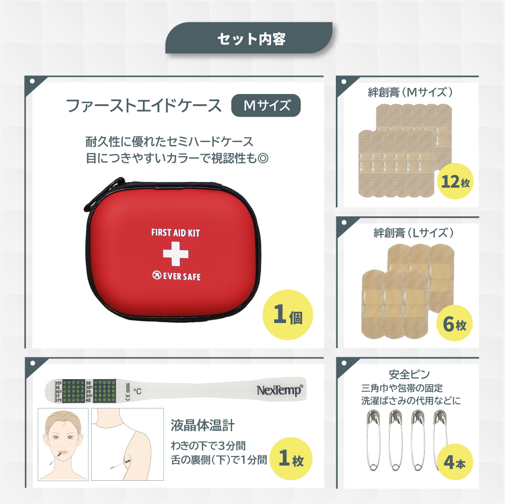 汎用パネル装備ファーストエイドキット FIRST AID KIT -STENCIL | Home accessory,Box & Basket バスケット