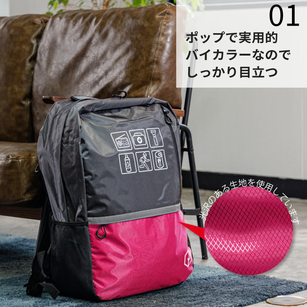 EVERSAFE 防災セット 2人用 40L ビッグリュック キャリーカート