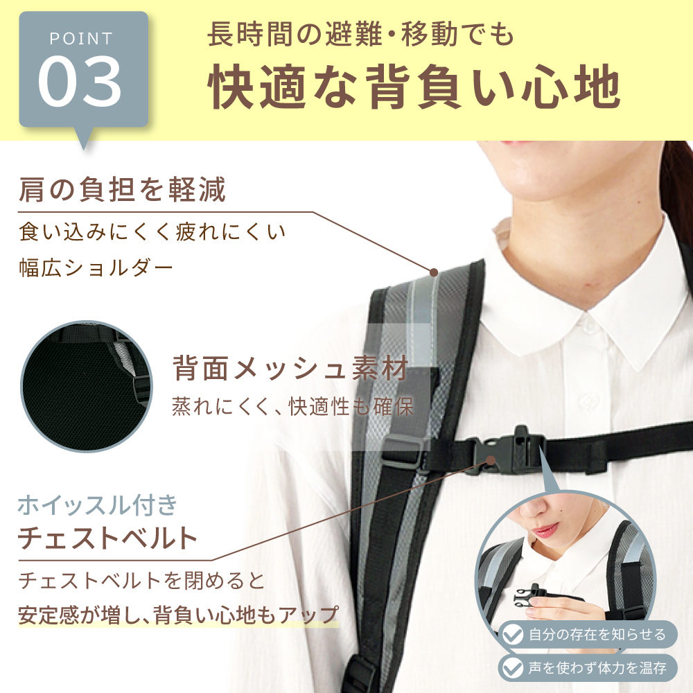 EVERSAFE 防災セット 防災グッズ 4人用 47L ビッグリュック