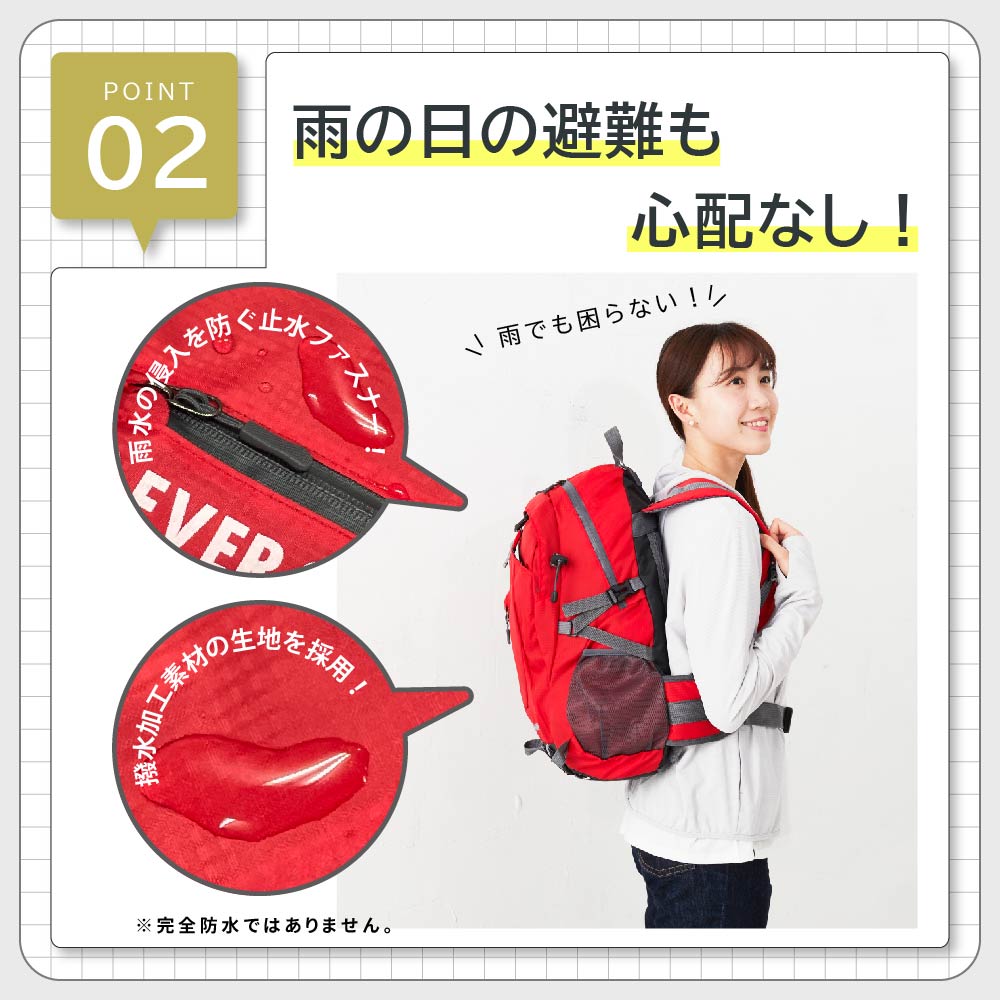EVERSAFE 防災セット 1人用 EVERSAFEリュックマット付き 防災 