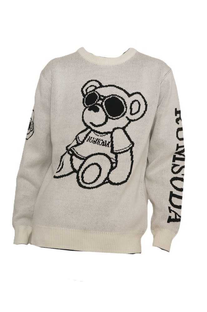 入手困難 激レア 40s 50s ビンテージ ジャガード ニット セーター 熊柄