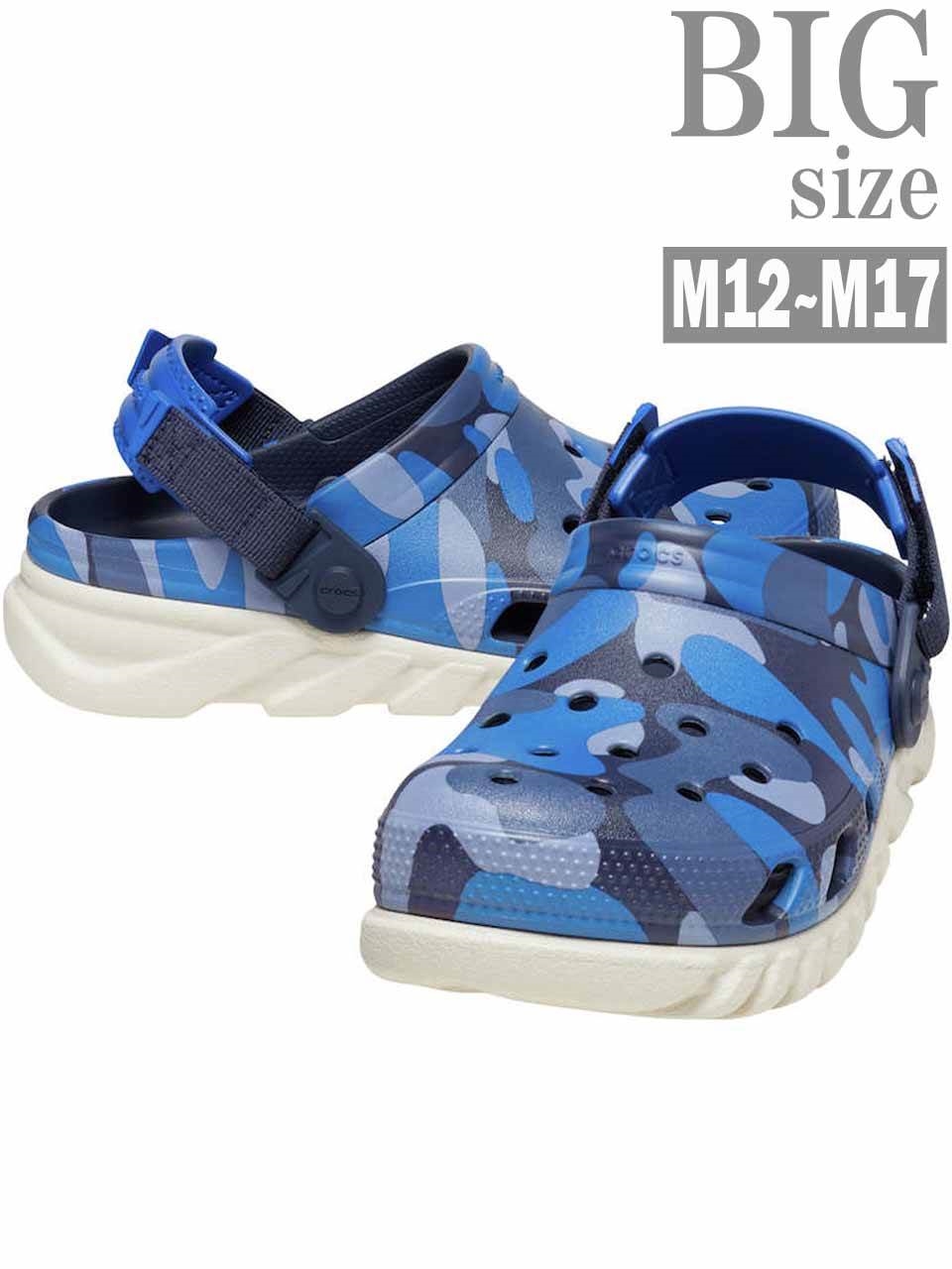 クロックス 大きいサイズ メンズ CROCS サンダル カモフラ 迷彩 DUET MAX2 CAMO...