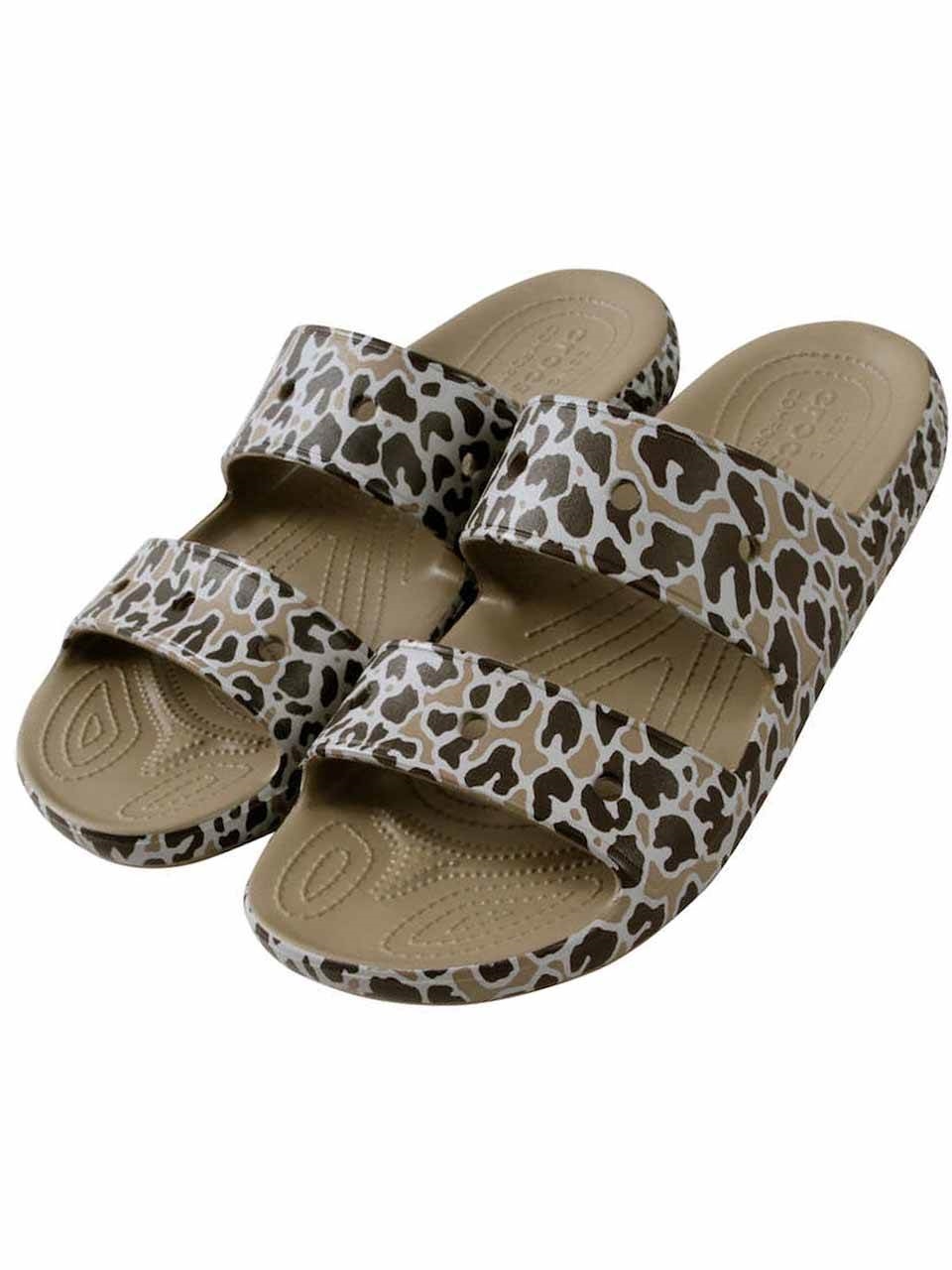 crocs（クロックス） アニマルプリント サンダル 大きいサイズ メンズ
