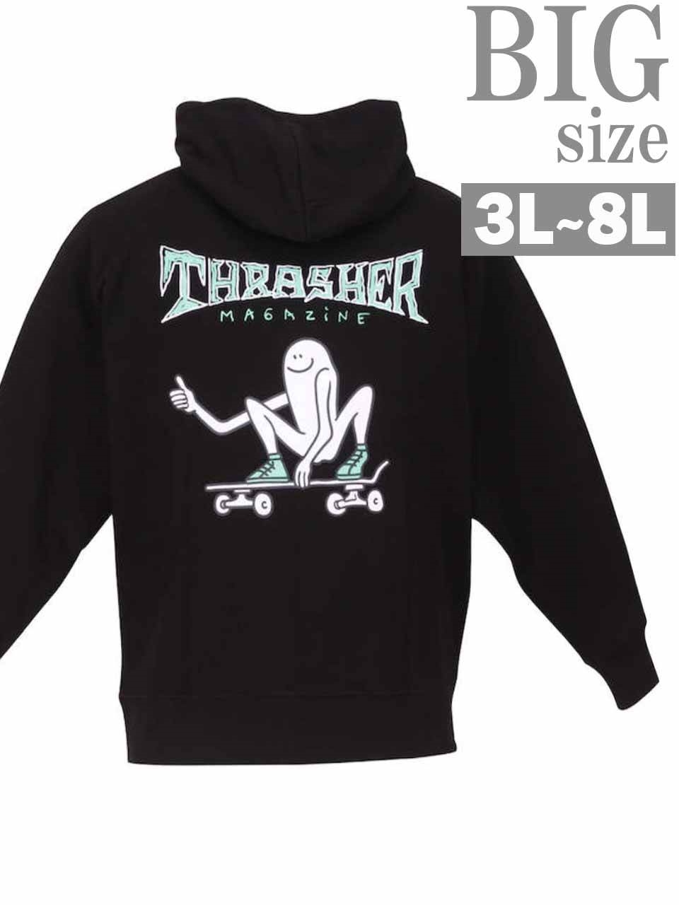 THRASHER スラッシャー ストリート BIGパーカー - スケートボード