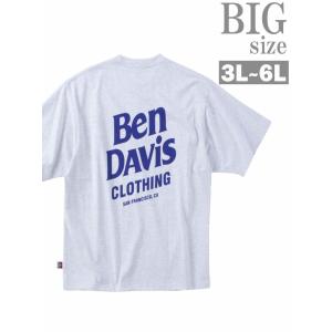 Tシャツ 大きいサイズ メンズ プリントT BEN DAVIS ベン・デービス ブランドロゴ トップ...