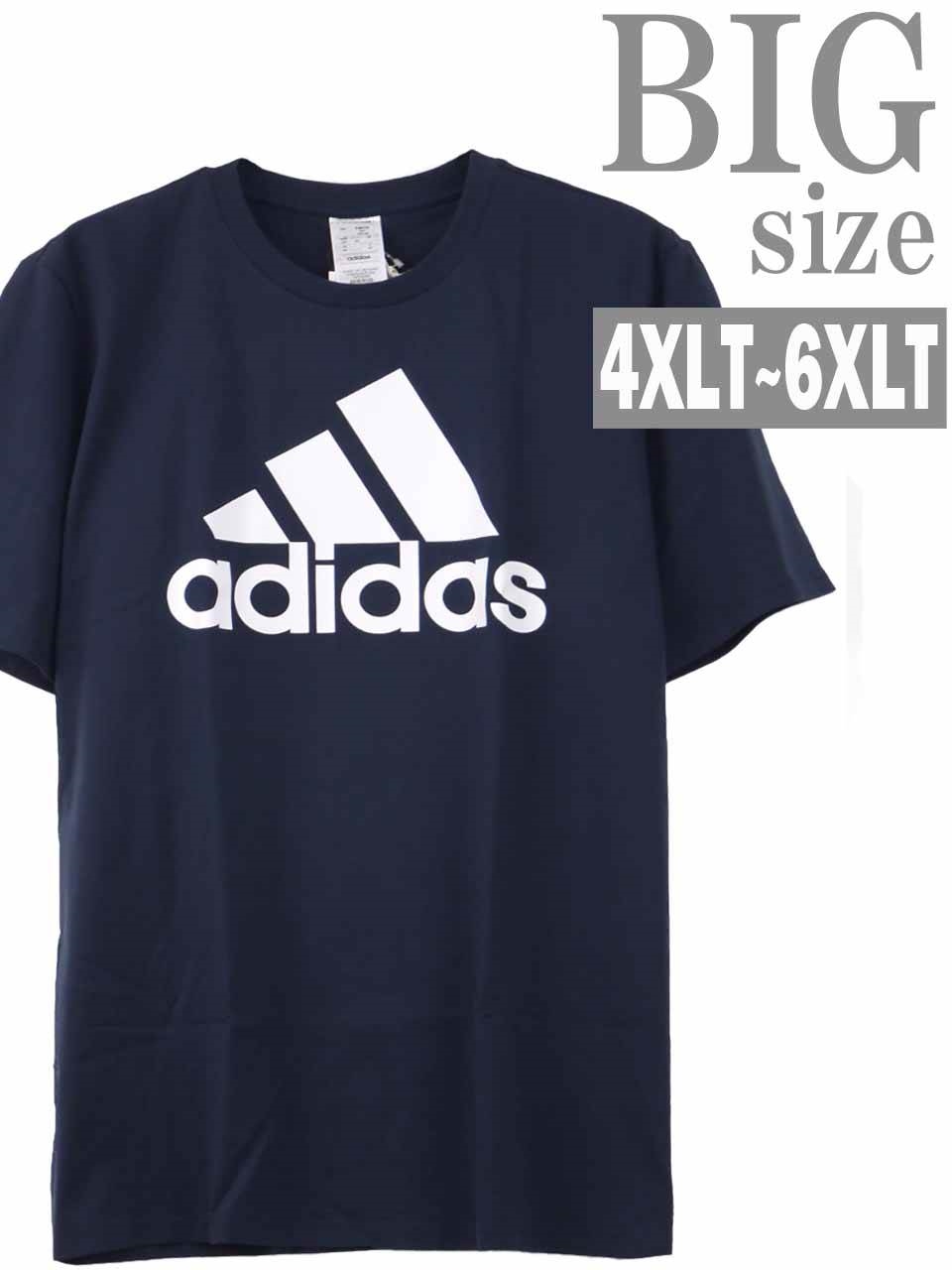 Tシャツ 大きいサイズ メンズ ロンT ロング丈 ロゴプリント adidas M ESS BL キン...